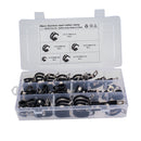 48 PCS Car Rubber Cushion Pipe Clamps Stainless Steel Clamps