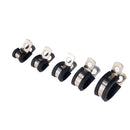 48 PCS Car Rubber Cushion Pipe Clamps Stainless Steel Clamps