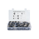 52 PCS Car Rubber Cushion Pipe Clamps Stainless Steel Clamp 6 Specifications