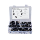 55 PCS Car Rubber Cushion Pipe Clamps Stainless Steel Clamps