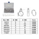 80 PCS Adjustable Single Ear Plus Stainless Steel Hydraulic Hose Clamps O-Clips Pipe Fuel Air with Ear Clamp Pincer Inside Diameter Range: 5.8-21mm