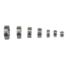 90 PCS Adjustable Single Ear Plus Stainless Steel Hydraulic Hose Clamps O-Clips Pipe Fuel Air Inside Diameter Range: 5.8-21mm