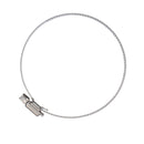 10 PCS Stainless Steel Hose Clamps Pipe Clip Fuel Line Clip, Size: 72-95mm