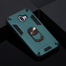 For Samsung Galaxy J4 (2018) 2 in 1 Armour Series PC + TPU Protective Case with Ring Holder(Green)