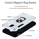 For Samsung Galaxy J4 (2018) 2 in 1 Armour Series PC + TPU Protective Case with Ring Holder(Silver)