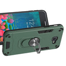 For Samsung Galaxy J5 Prime 2 in 1 Armour Series PC + TPU Protective Case with Ring Holder(Green)