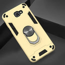 For Samsung Galaxy J5 Prime 2 in 1 Armour Series PC + TPU Protective Case with Ring Holder(Gold)