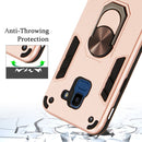 For Samsung Galaxy J6 (2018) 2 in 1 Armour Series PC + TPU Protective Case with Ring Holder(Silver)