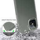 For iPhone 12 Pro Max Shockproof Scratchproof TPU + Acrylic Protective Case(Grey)