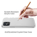 For iPhone 12 / 12 Pro Shockproof Scratchproof TPU + Acrylic Protective Case(Grey)