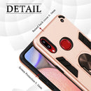 For Samsung Galaxy A10s 2 in 1 Armour Series PC + TPU Protective Case with Ring Holder(Silver)
