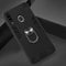 For Samsung Galaxy A20s 2 in 1 Armour Series PC + TPU Protective Case with Ring Holder(Black)