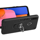 For Samsung Galaxy A20s 2 in 1 Armour Series PC + TPU Protective Case with Ring Holder(Black)