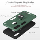 For Samsung Galaxy A20s 2 in 1 Armour Series PC + TPU Protective Case with Ring Holder(Black)