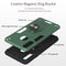For Samsung Galaxy A20s 2 in 1 Armour Series PC + TPU Protective Case with Ring Holder(Black)