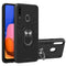 For Samsung Galaxy A20s 2 in 1 Armour Series PC + TPU Protective Case with Ring Holder(Black)