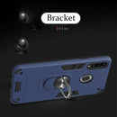 For Samsung Galaxy A20s 2 in 1 Armour Series PC + TPU Protective Case with Ring Holder(Black)