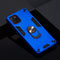 For Samsung Galaxy Note 10 Lite / A81 2 in 1 Armour Series PC + TPU Protective Case with Ring Holder(Dark Blue)