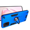 For Samsung Galaxy Note 10 Lite / A81 2 in 1 Armour Series PC + TPU Protective Case with Ring Holder(Dark Blue)