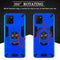 For Samsung Galaxy Note 10 Lite / A81 2 in 1 Armour Series PC + TPU Protective Case with Ring Holder(Dark Blue)