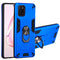 For Samsung Galaxy Note 10 Lite / A81 2 in 1 Armour Series PC + TPU Protective Case with Ring Holder(Dark Blue)