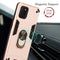 For Samsung Galaxy Note 10 Lite / A81 2 in 1 Armour Series PC + TPU Protective Case with Ring Holder(Dark Blue)