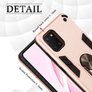 For Samsung Galaxy Note 10 Lite / A81 2 in 1 Armour Series PC + TPU Protective Case with Ring Holder(Dark Blue)