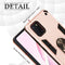 For Samsung Galaxy Note 10 Lite / A81 2 in 1 Armour Series PC + TPU Protective Case with Ring Holder(Dark Blue)