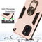 For Samsung Galaxy Note 10 Lite / A81 2 in 1 Armour Series PC + TPU Protective Case with Ring Holder(Dark Blue)