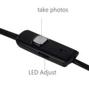 AN97 Waterproof Micro USB Endoscope Hard Tube Inspection Camera for Parts of OTG Function Android Mobile Phone, with 6 LEDs, Lens Diameter:8mm(Length: 2m)