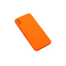 For iPhone X & XS Magic Cube Frosted Silicone Shockproof Full Coverage Protective Case(Orange)
