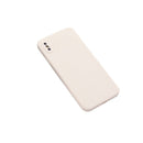 For iPhone X & XS Magic Cube Frosted Silicone Shockproof Full Coverage Protective Case(Beige)