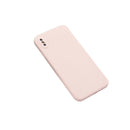 For iPhone XR Magic Cube Frosted Silicone Shockproof Full Coverage Protective Case(Pink)