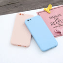 For iPhone 6 Plus & 6s Plus Magic Cube Frosted Silicone Shockproof Full Coverage Protective Case(Baby Blue)