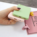 For iPhone 6 Plus & 6s Plus Magic Cube Frosted Silicone Shockproof Full Coverage Protective Case(Deep Green)