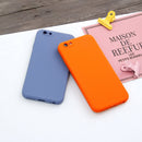 For iPhone 6 Plus & 6s Plus Magic Cube Frosted Silicone Shockproof Full Coverage Protective Case(Orange)