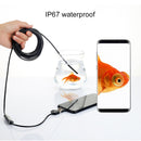 AN100 3 in 1 IP67 Waterproof USB-C / Type-C + Micro USB + USB HD Endoscope Hard Tube Inspection Camera for Parts of OTG Function Android Mobile Phone, with 6 LEDs, Lens Diameter:5.5mm(Length: 1m)