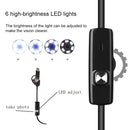 AN100 3 in 1 IP67 Waterproof USB-C / Type-C + Micro USB + USB HD Endoscope Hard Tube Inspection Camera for Parts of OTG Function Android Mobile Phone, with 6 LEDs, Lens Diameter:5.5mm(Length: 5m)