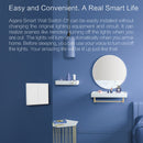 Original Xiaomi Aqara Smart Wall Switch D1, Zero FireWire Three Button Version