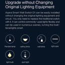 Original Xiaomi Aqara Smart Wall Switch D1, Zero FireWire Three Button Version