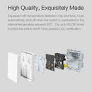 Original Xiaomi Aqara Smart Wall Switch D1, Zero FireWire Three Button Version