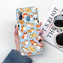 For Samsung Galaxy A11 Shockproof Painted TPU Protective Case(Corgis)