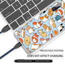 For Samsung Galaxy A11 Shockproof Painted TPU Protective Case(Corgis)