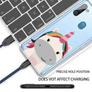 For Samsung Galaxy A11 Shockproof Painted TPU Protective Case(Fat Unicorn)