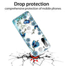 For Samsung Galaxy A21 Shockproof Painted TPU Protective Case(Chrysanthemum Butterfly)