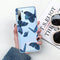 For Samsung Galaxy A21 Shockproof Painted TPU Protective Case(Blue Butterfly)