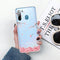 For Samsung Galaxy A21 Shockproof Painted TPU Protective Case(Cherry Blossoms)