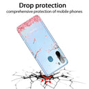 For Samsung Galaxy A21 Shockproof Painted TPU Protective Case(Cherry Blossoms)