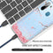 For Samsung Galaxy A21 Shockproof Painted TPU Protective Case(Cherry Blossoms)