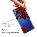 For Samsung Galaxy A21s Shockproof Painted TPU Protective Case(Safflower)